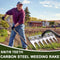 Carbon Steel Garden Weeding Rake With 5 To 8 Teeth Durable Design