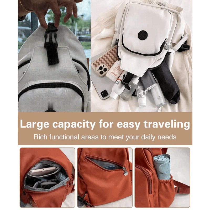Women's Casual Shoulder Bag Multi-Pockets Stylish Everyday Tote Bag