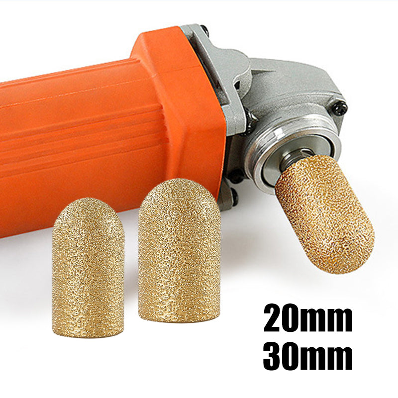 Vacuum Brazed Grinding Head Round Abrasive Tool For Precision