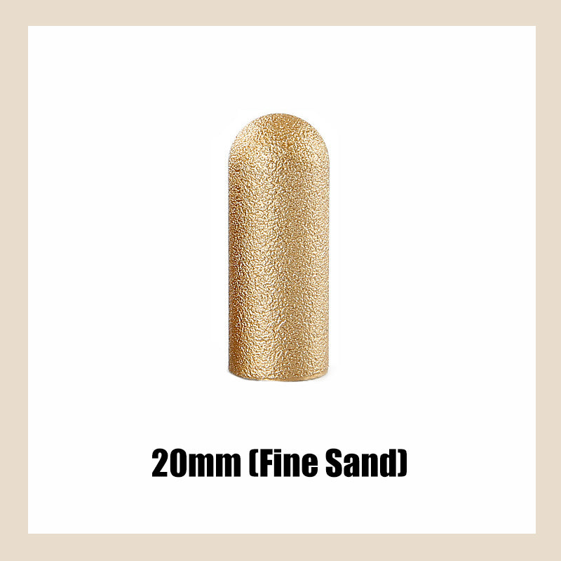 Vacuum Brazed Grinding Head Round Abrasive Tool For Precision