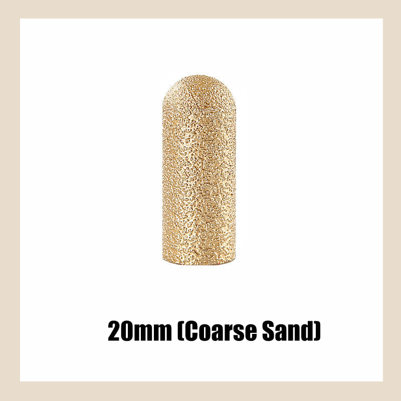 Vacuum Brazed Grinding Head Round Abrasive Tool For Precision
