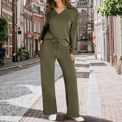Women's Lounge Set Two Piece Long Sleeve Comfortable Outfit