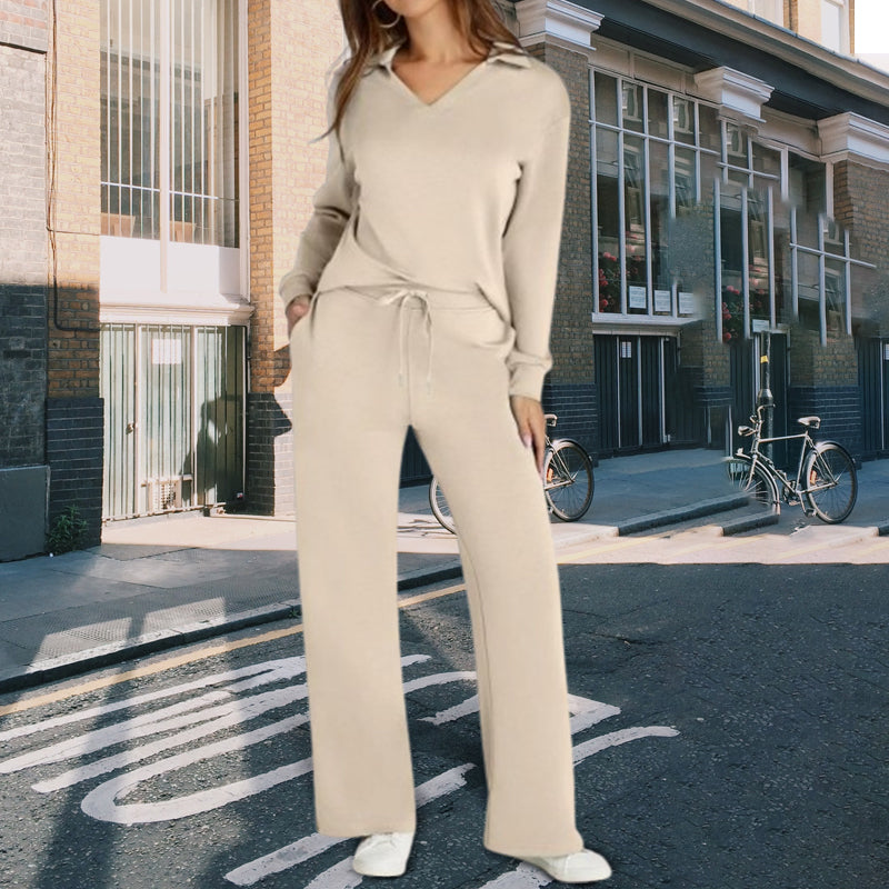 Women's Lounge Set Two Piece Long Sleeve Comfortable Outfit