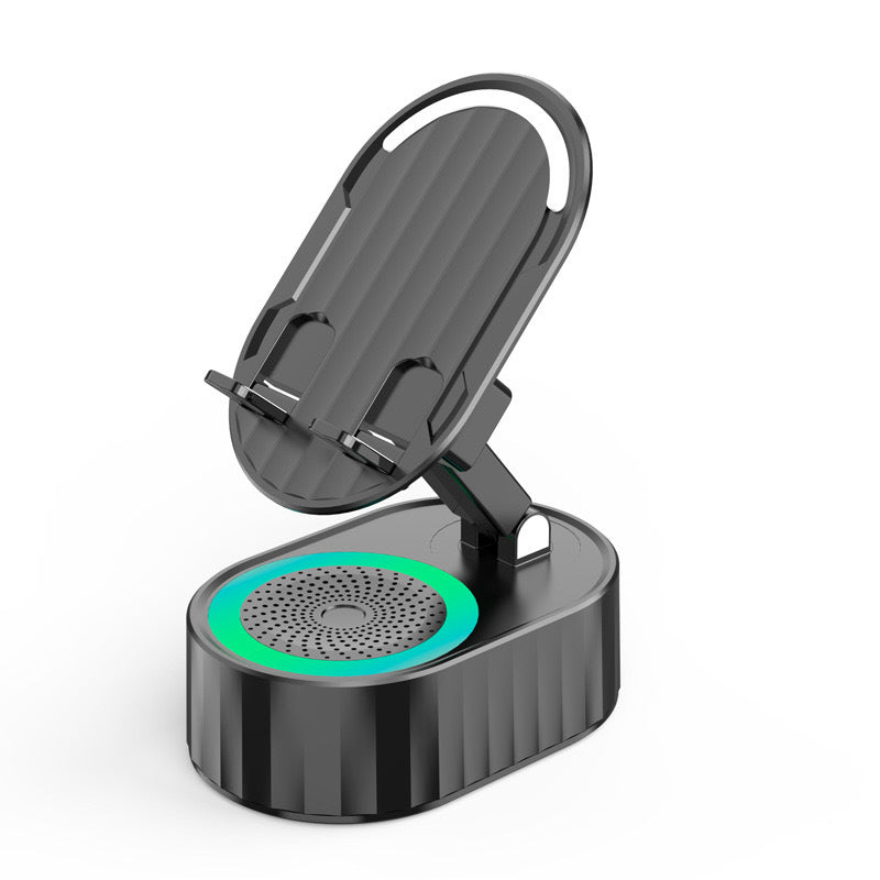 Wireless Bluetooth Speaker Phone Stand With Induction Charging