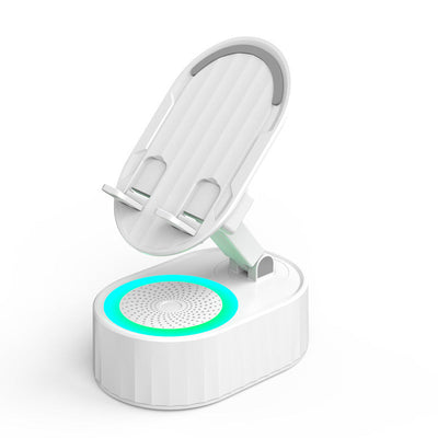 Wireless Bluetooth Speaker Phone Stand With Induction Charging