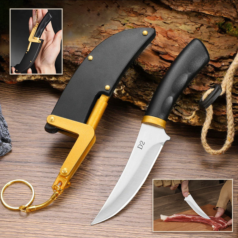 Portable Fruit Knife With Sheath For Outdoor And Multipurpose Use
