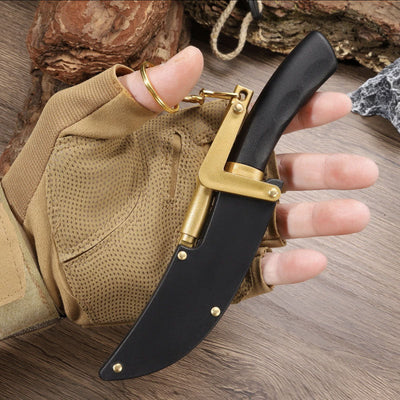 Portable Fruit Knife With Sheath For Outdoor And Multipurpose Use