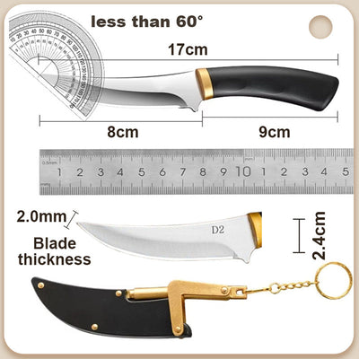 Portable Fruit Knife With Sheath For Outdoor And Multipurpose Use