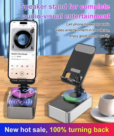 Bluetooth Audio Power Bank Holder Portable Wireless Speaker Charger