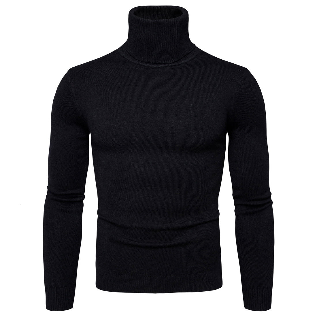 Men's Warm Turtleneck Sweater Soft Comfortable Winter Knitwear