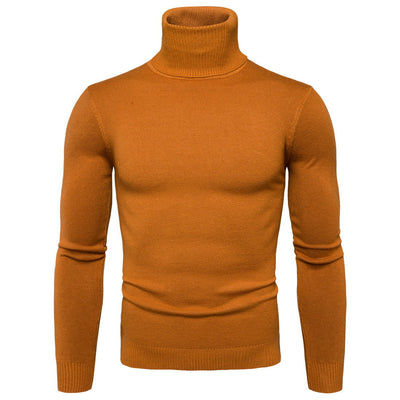 Men's Warm Turtleneck Sweater Soft Comfortable Winter Knitwear
