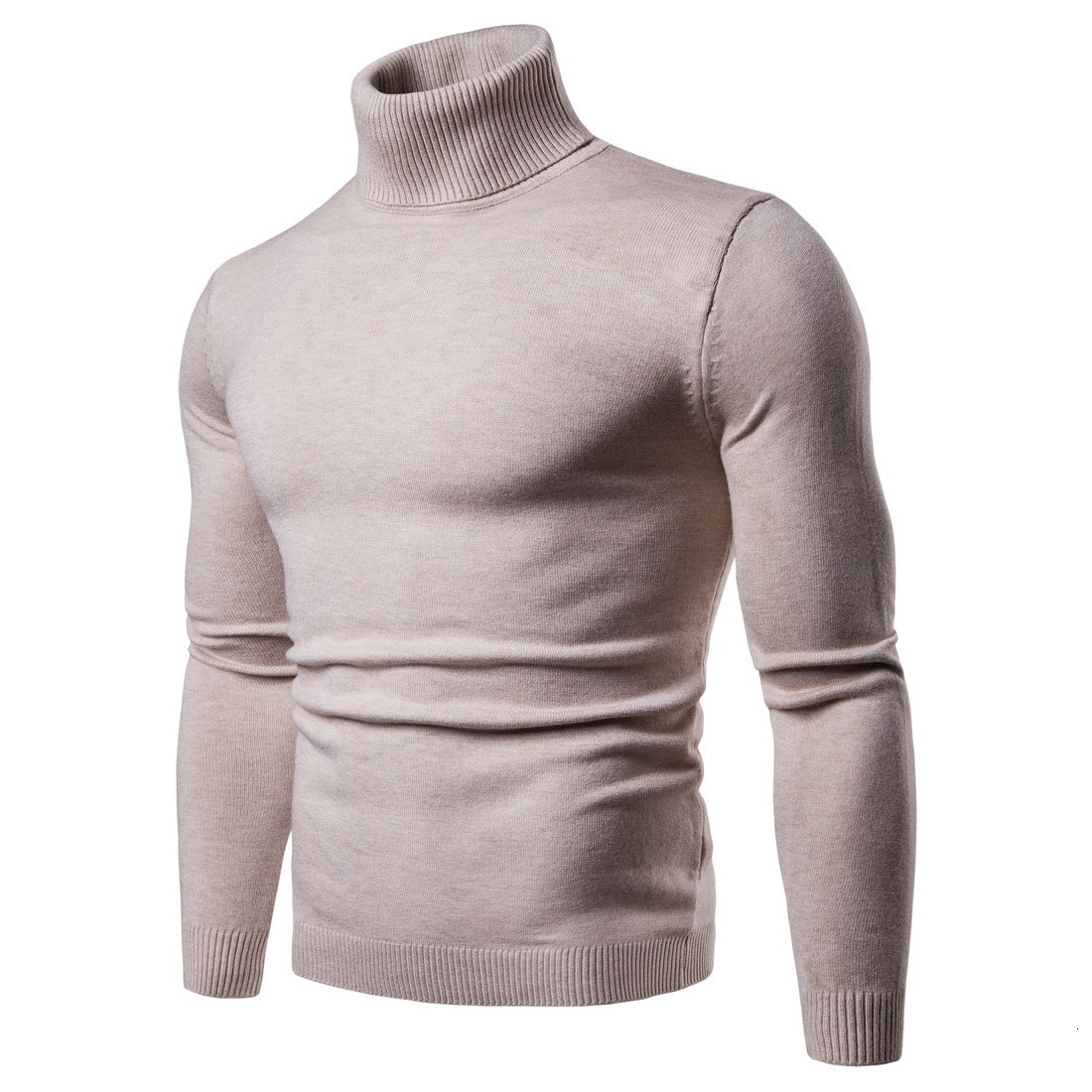 Men's Warm Turtleneck Sweater Soft Comfortable Winter Knitwear
