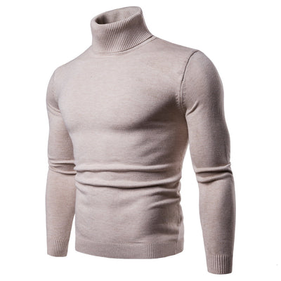 Men's Warm Turtleneck Sweater Soft Comfortable Winter Knitwear