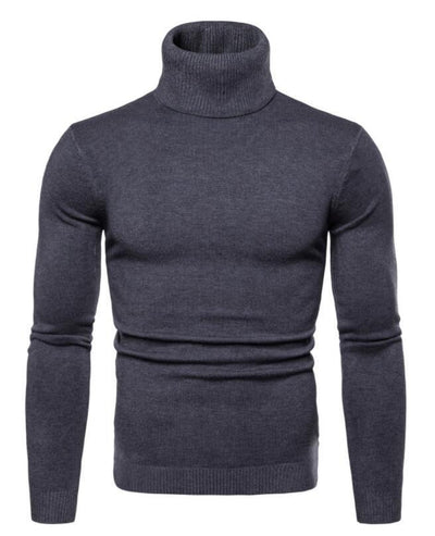 Men's Warm Turtleneck Sweater Soft Comfortable Winter Knitwear
