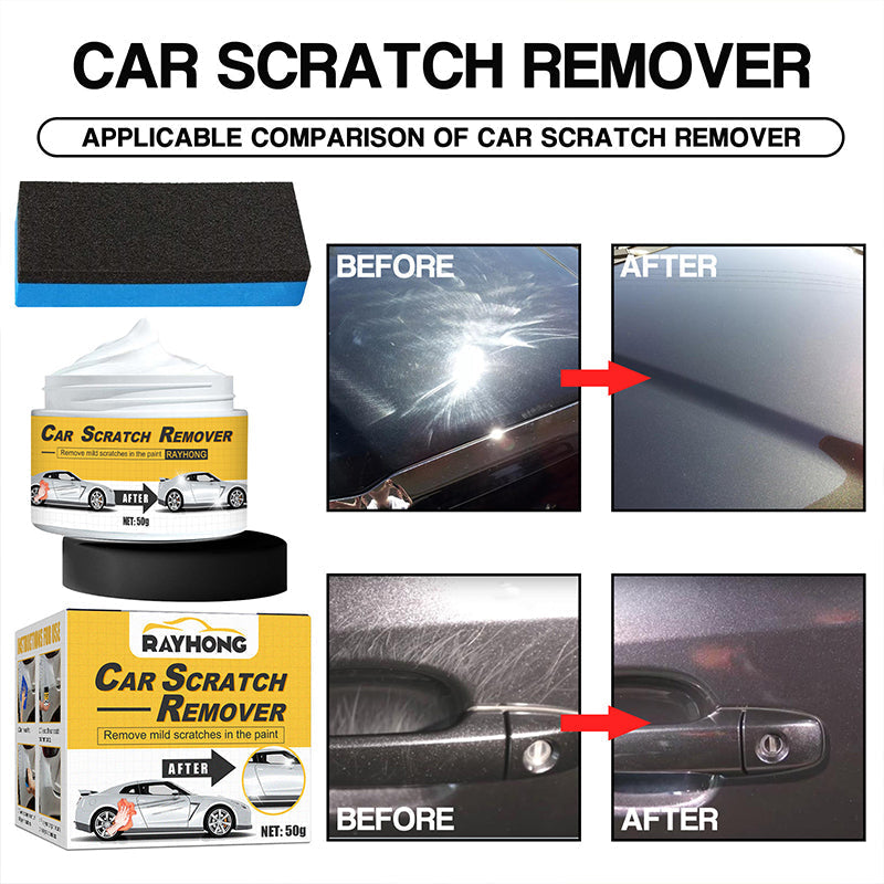 Car Scratch Remover Polishing Compound With Sponge For Smooth Finish