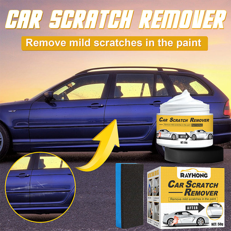 Car Scratch Remover Polishing Compound With Sponge For Smooth Finish