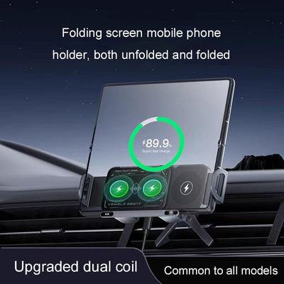 Wireless Car Phone Holder Adjustable Mobile Phone Pad Stand