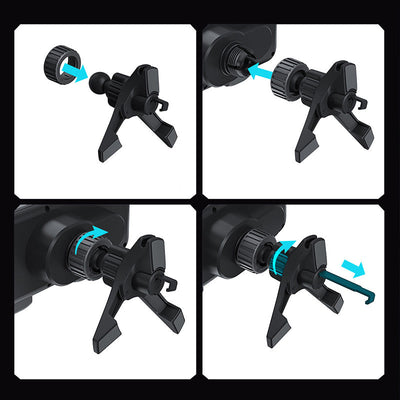 Wireless Car Phone Holder Adjustable Mobile Phone Pad Stand