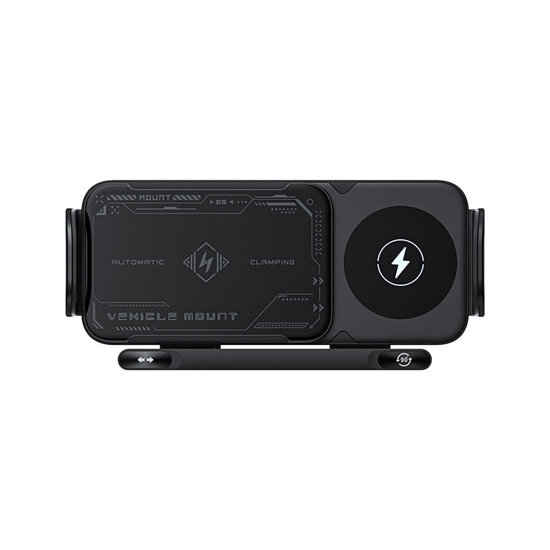 Wireless Car Phone Holder Adjustable Mobile Phone Pad Stand