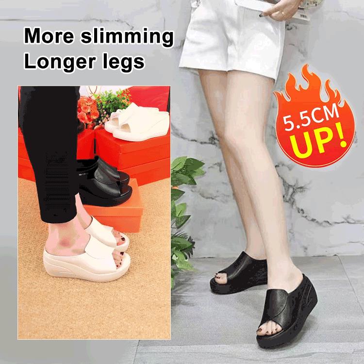 Elevation 5.5 CM Stylish Comfortable Inclined Heel Sandals
