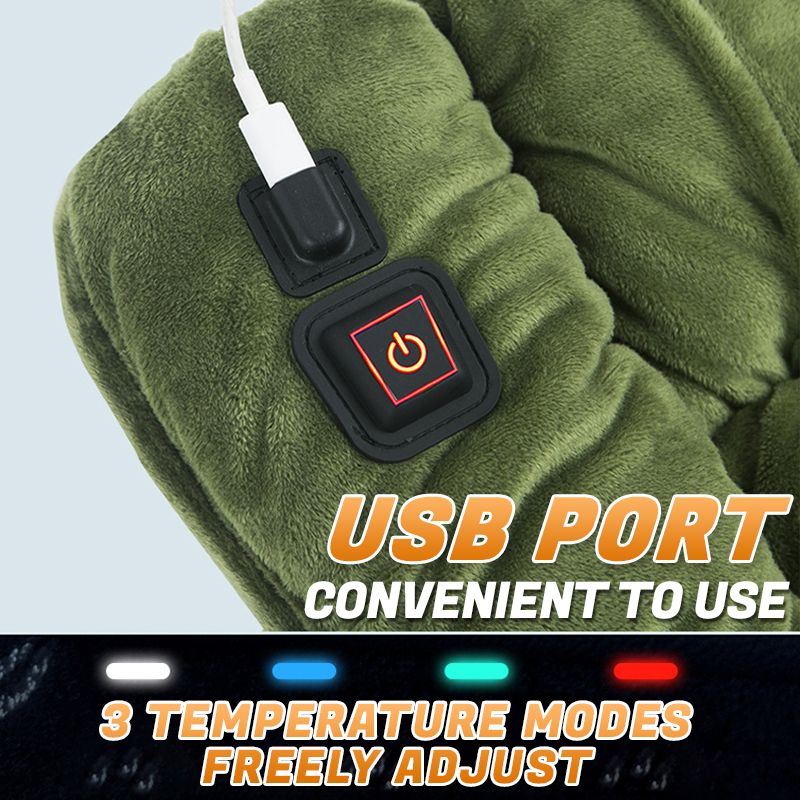 USB Heated Seat Cushion Portable Comfortable Warm Car Chair Pad
