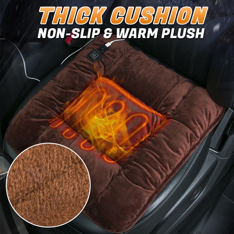 USB Heated Seat Cushion Portable Comfortable Warm Car Chair Pad