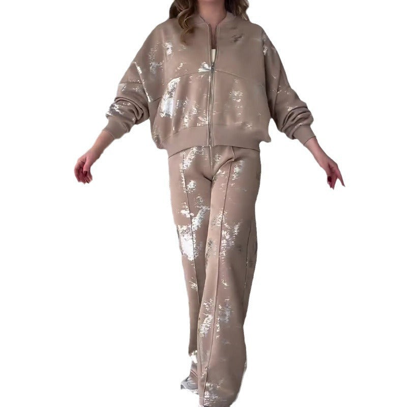 Casual Sweatshirt Set Two-Piece Comfortable Stylish Outfit