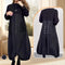 Mockneck Long Sleeve Dress With Adjustable Drawstring Waist