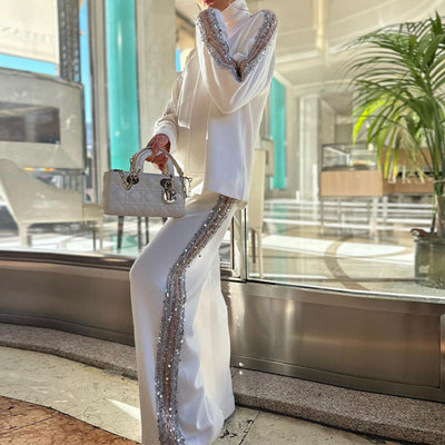 Fashion Sequin Suit Elegant Party Outfit For Women