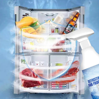 Defrosting Spray For Fridge Freezer With Practical Spatula Tool