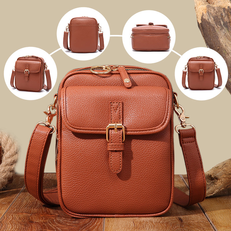 Large Capacity Vintage Messenger Bag Retro Style Backpack