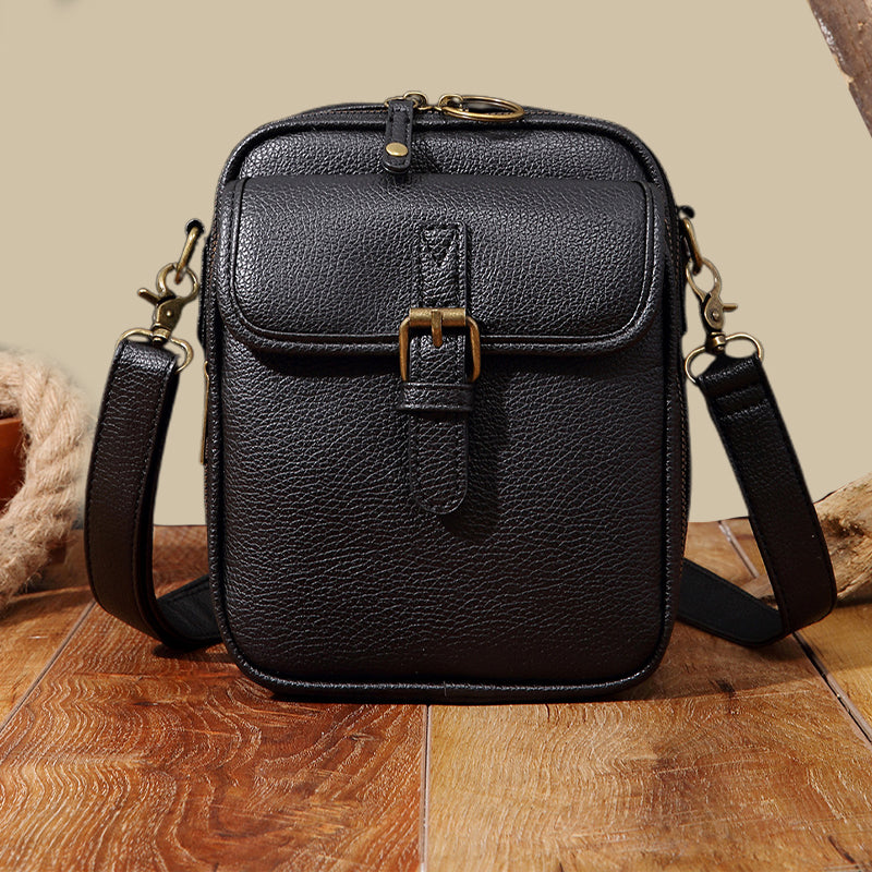 Large Capacity Vintage Messenger Bag Retro Style Backpack