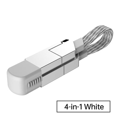 All-in-1 Portable Keychain Charging Cable 60W Fast Charge