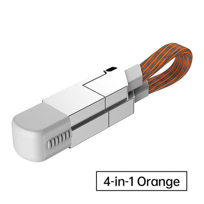 All-in-1 Portable Keychain Charging Cable 60W Fast Charge