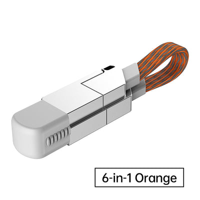 All-in-1 Portable Keychain Charging Cable 60W Fast Charge