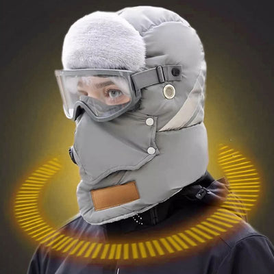 Reflective Safety Trapper Hat Warm Insulated Winter Headwear