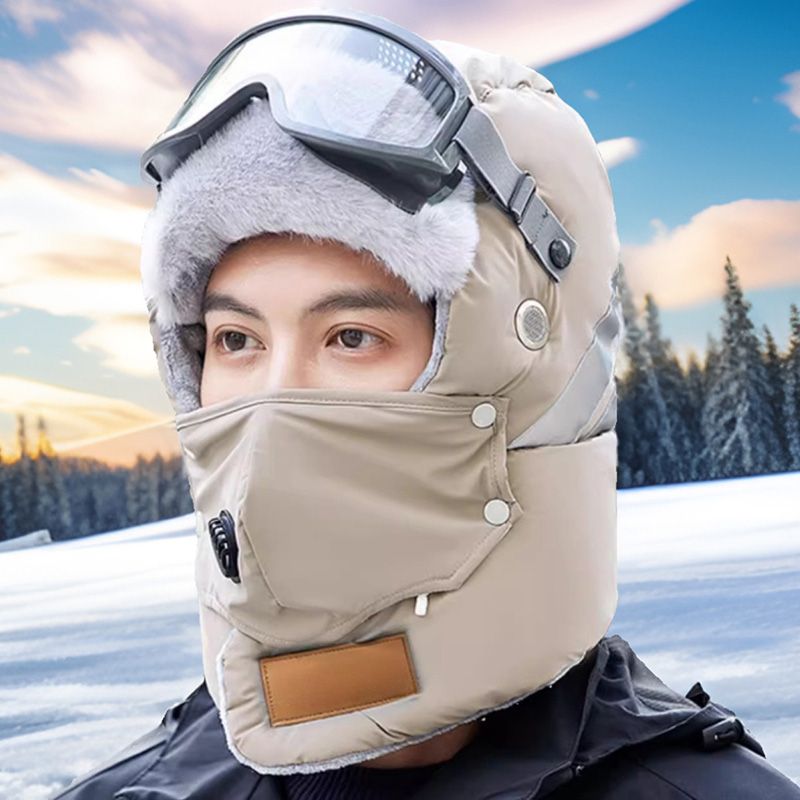 Reflective Safety Trapper Hat Warm Insulated Winter Headwear