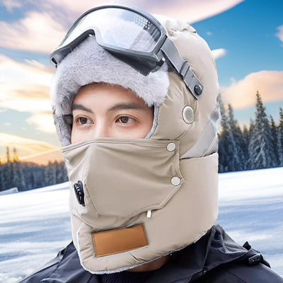 Reflective Safety Trapper Hat Warm Insulated Winter Headwear
