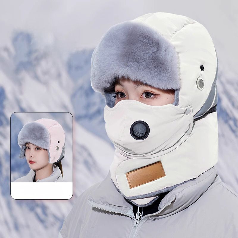 Reflective Safety Trapper Hat Warm Insulated Winter Headwear