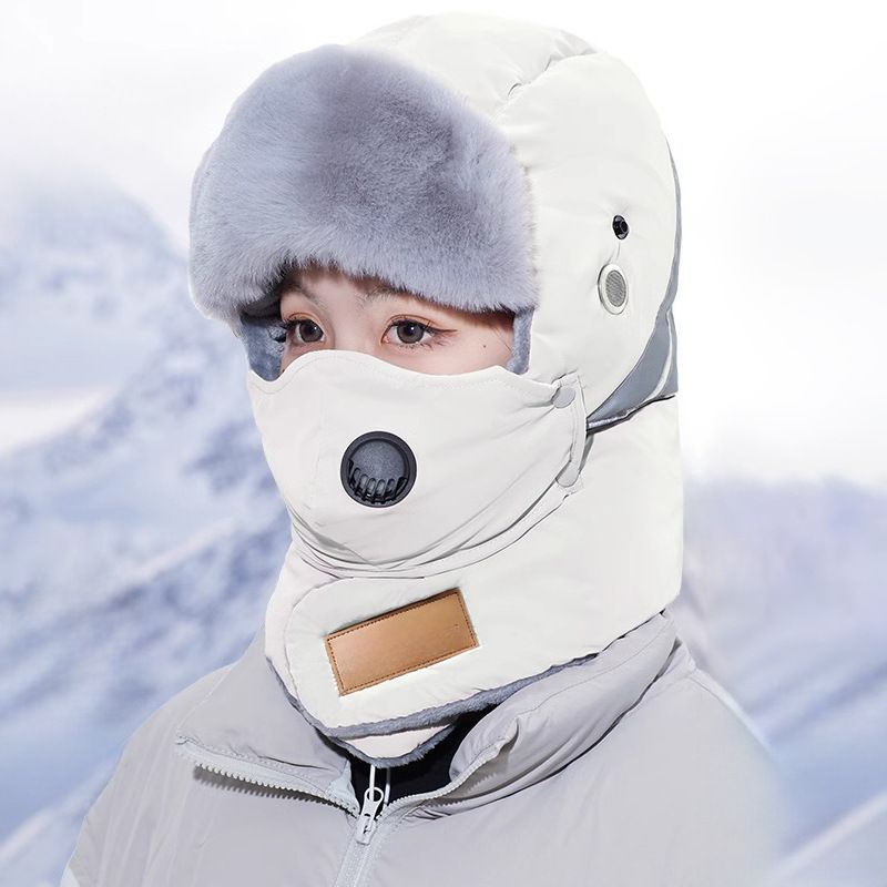 Reflective Safety Trapper Hat Warm Insulated Winter Headwear