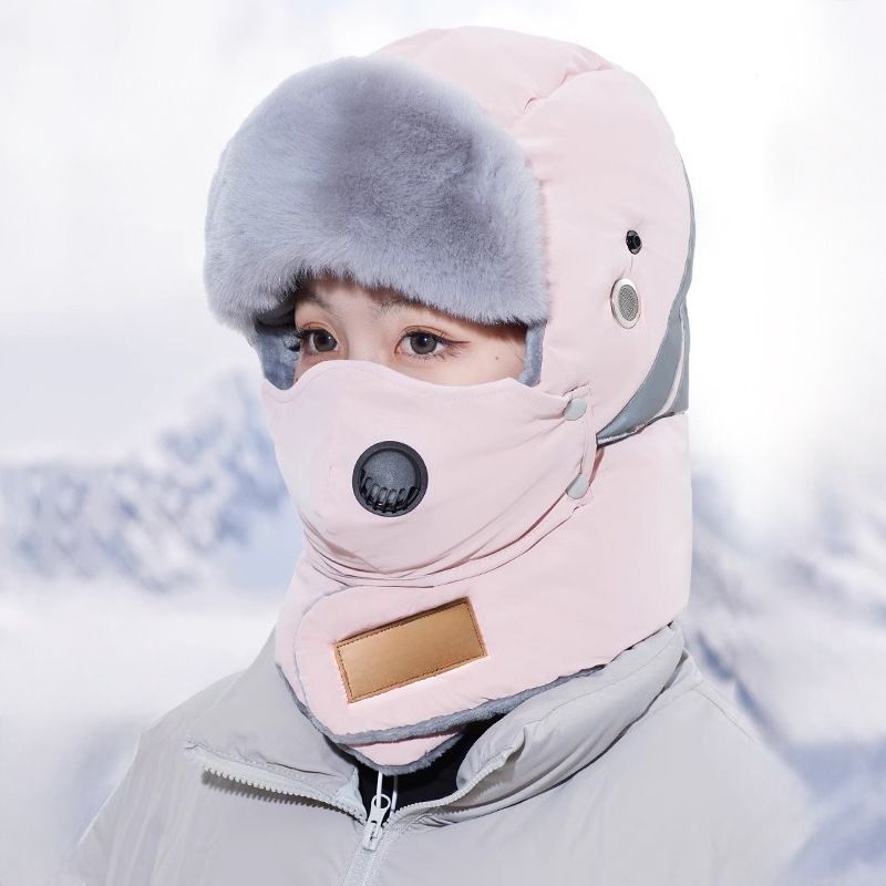 Reflective Safety Trapper Hat Warm Insulated Winter Headwear