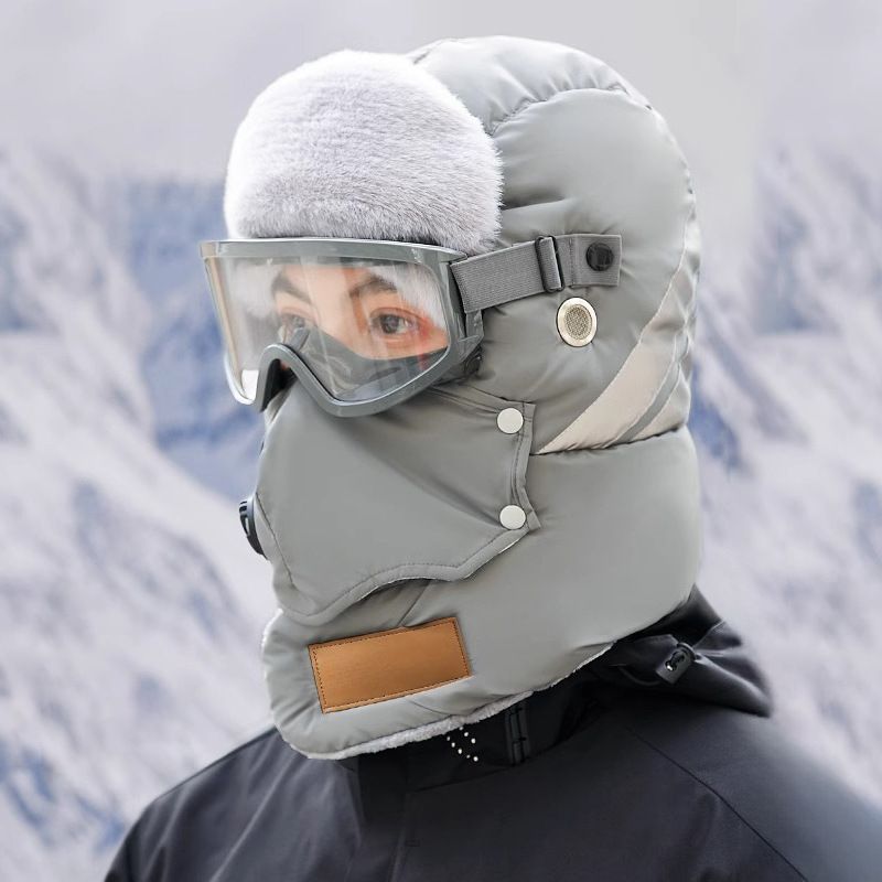 Reflective Safety Trapper Hat Warm Insulated Winter Headwear