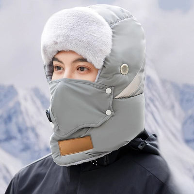 Reflective Safety Trapper Hat Warm Insulated Winter Headwear