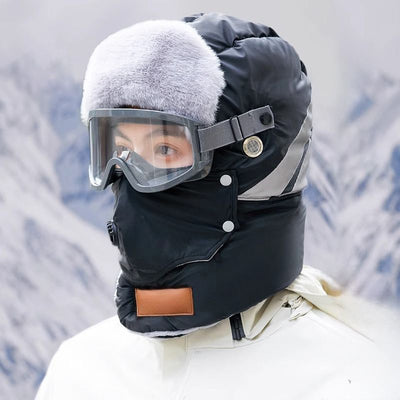 Reflective Safety Trapper Hat Warm Insulated Winter Headwear