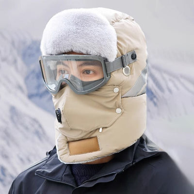 Reflective Safety Trapper Hat Warm Insulated Winter Headwear