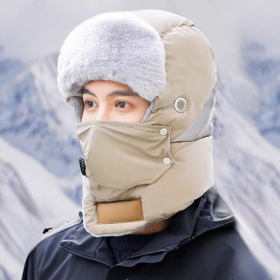 Reflective Safety Trapper Hat Warm Insulated Winter Headwear
