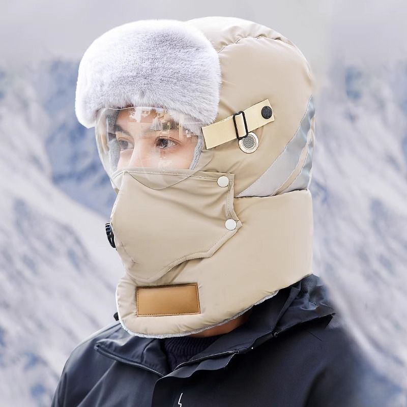 Reflective Safety Trapper Hat Warm Insulated Winter Headwear