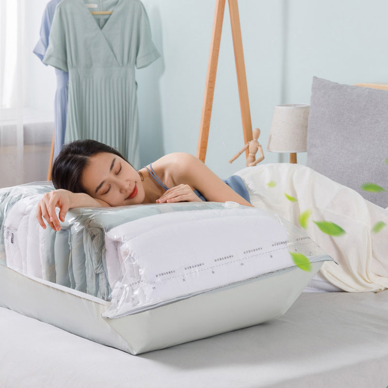 5PCS Reusable Vacuum-Free Compression Storage Bags For Space Saving