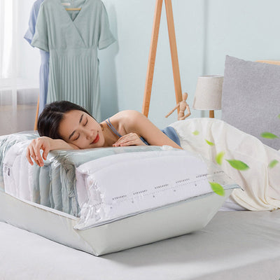 5PCS Reusable Vacuum-Free Compression Storage Bags For Space Saving