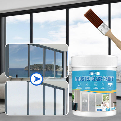 Waterproof Frosted Glass Paint For Doors Windows With Brush